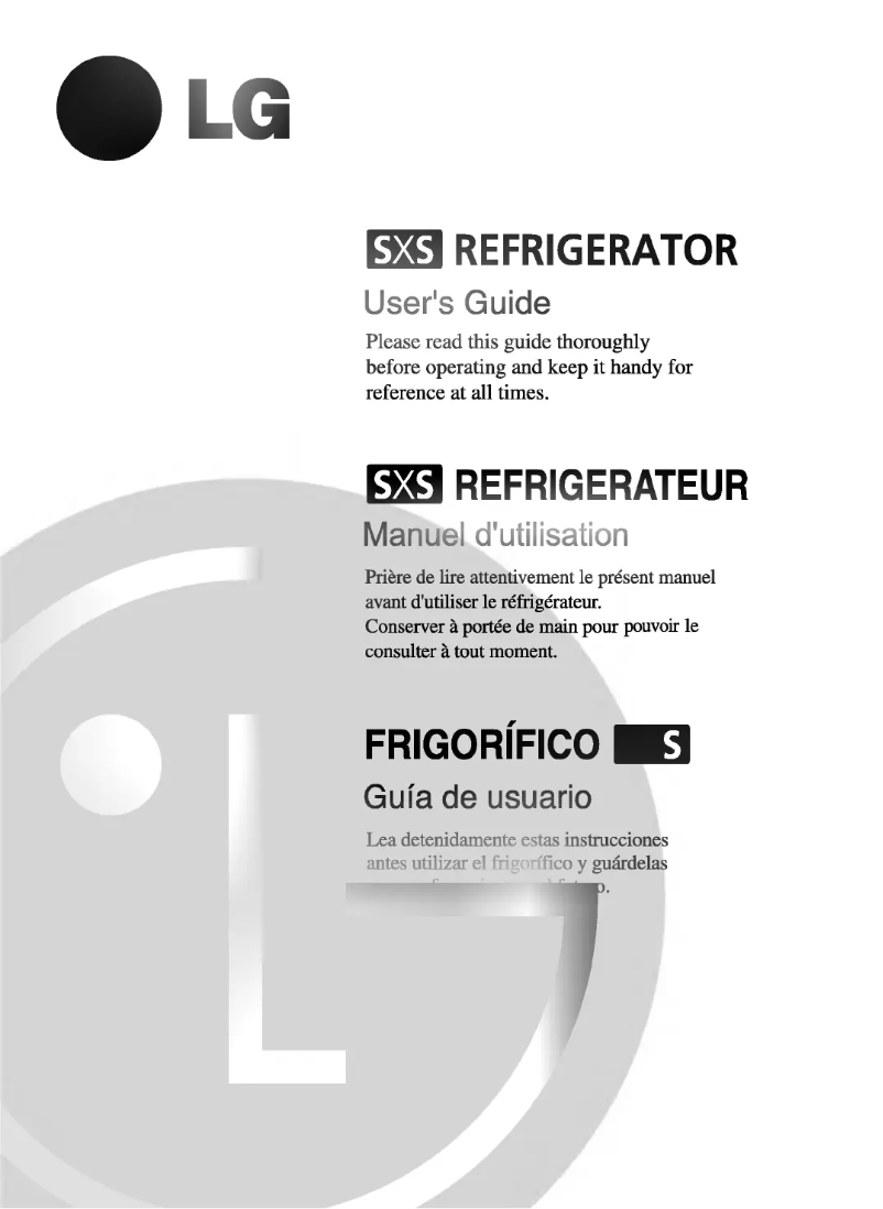 First page image of the manual for GR-L197CVQ