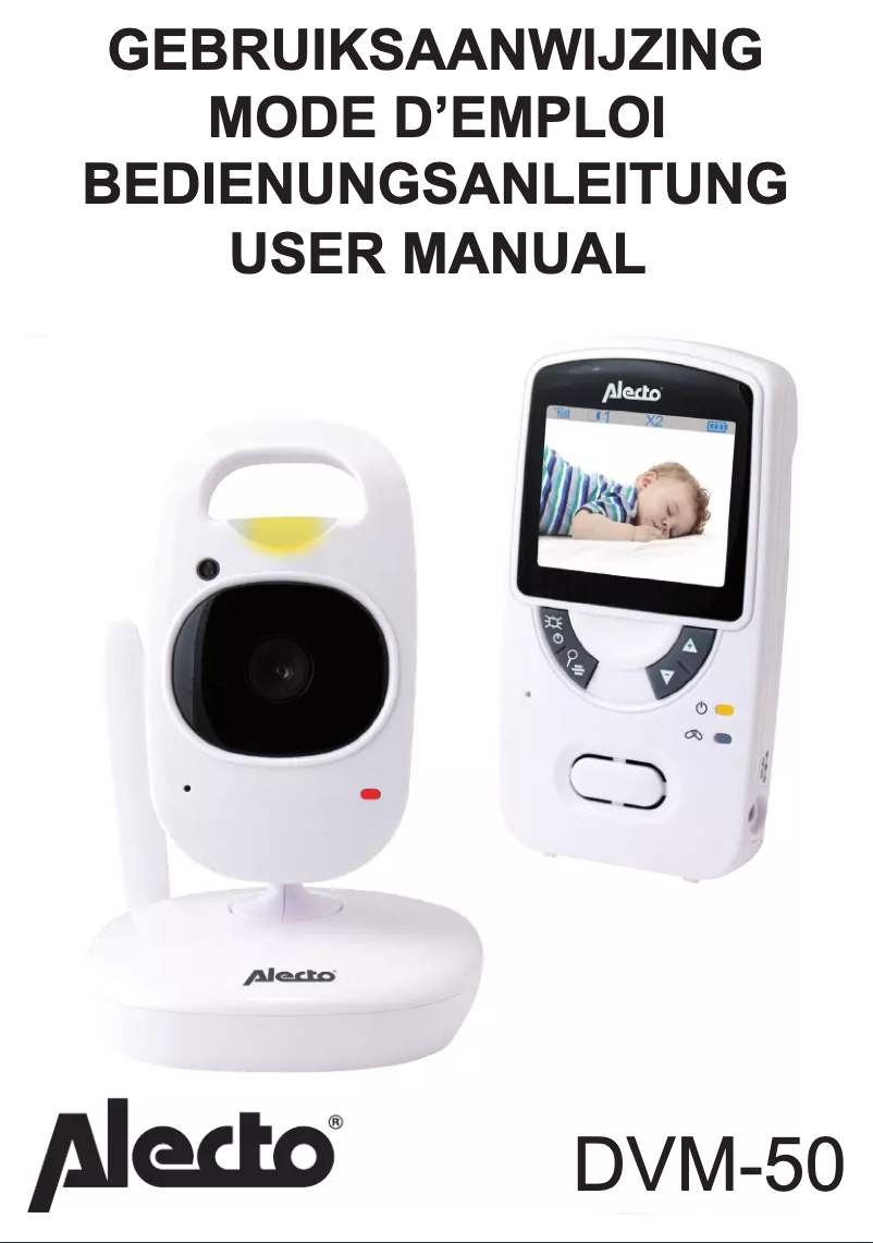 Page 1 of the manual User Manual Alecto DVM-50