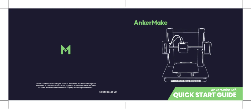 First page image of the manual for M5