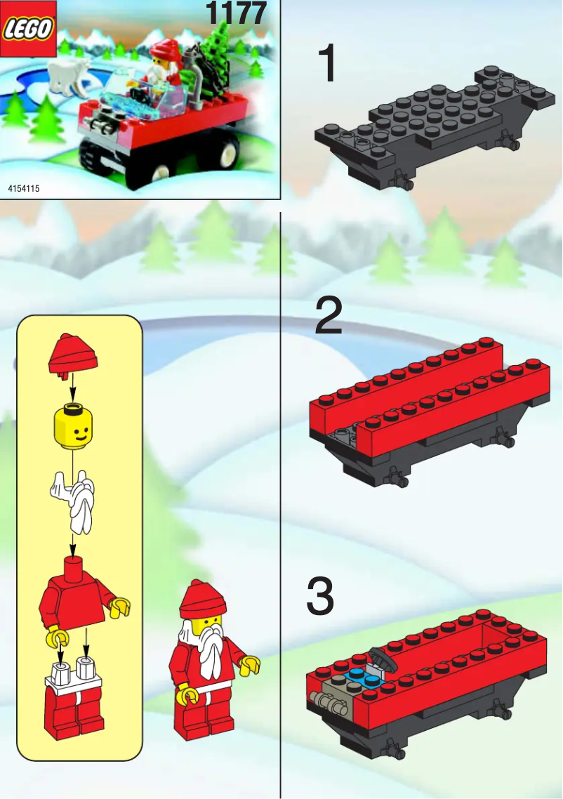 Page 1 of the manual User Manual Lego SANTA'S TRUCK