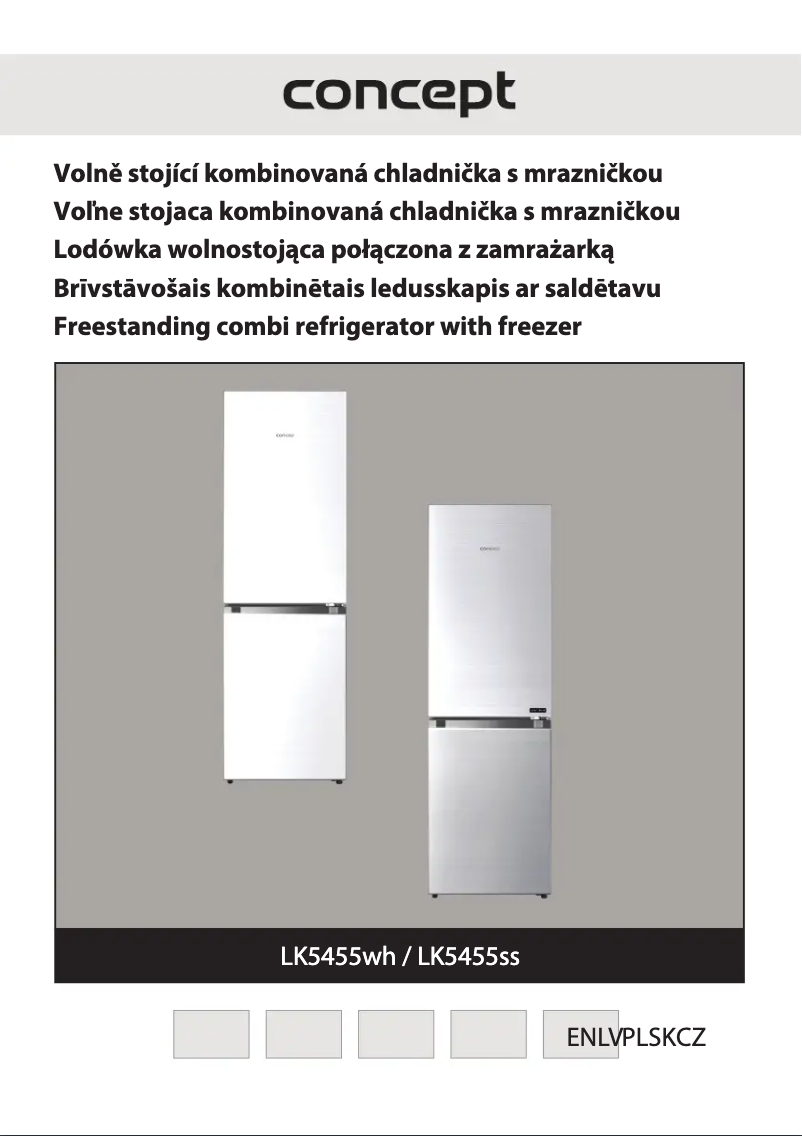 Page 1 of the manual User Manual Concept LK5455SS