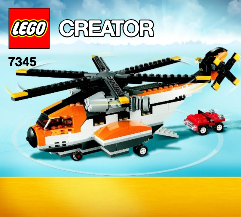 Page 1 of the manual User Manual Lego Creator 7345
