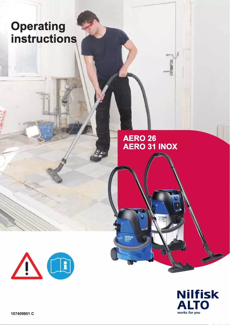 Page 1 of the manual User Manual Nilfisk AERO 26-21 PC