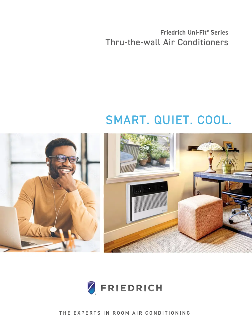 Page 1 of the manual Brochure Friedrich Uni-Fit UCT12B10A