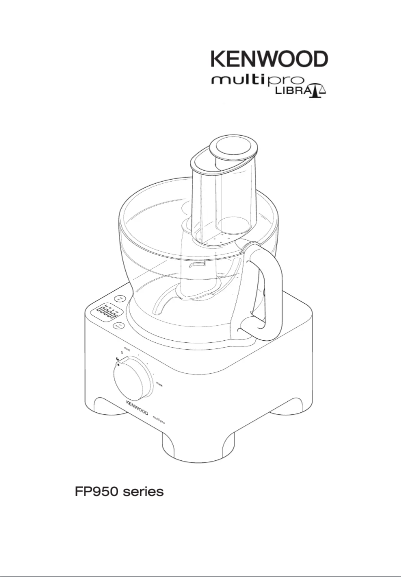 First page image of the manual for FP950