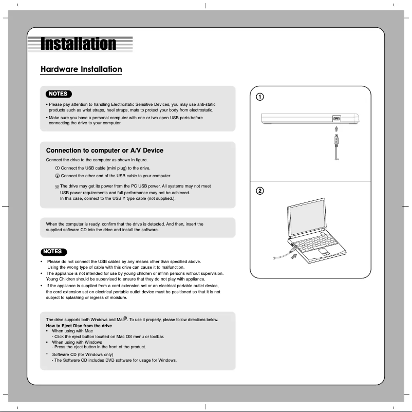 Page 1 of the manual User Manual LG GP65NG60