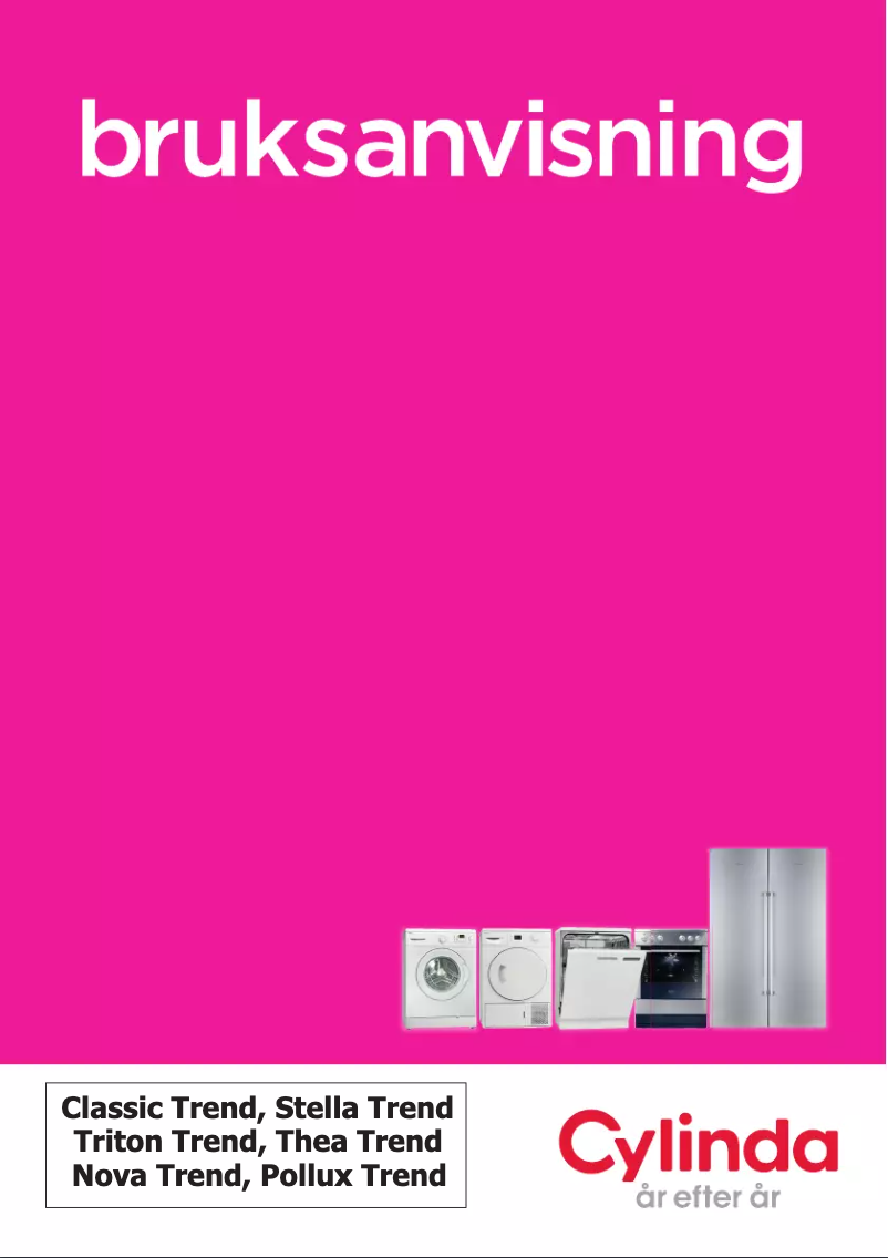 Page 1 of the manual User Manual Cylinda THEA TREND V 60 SVART