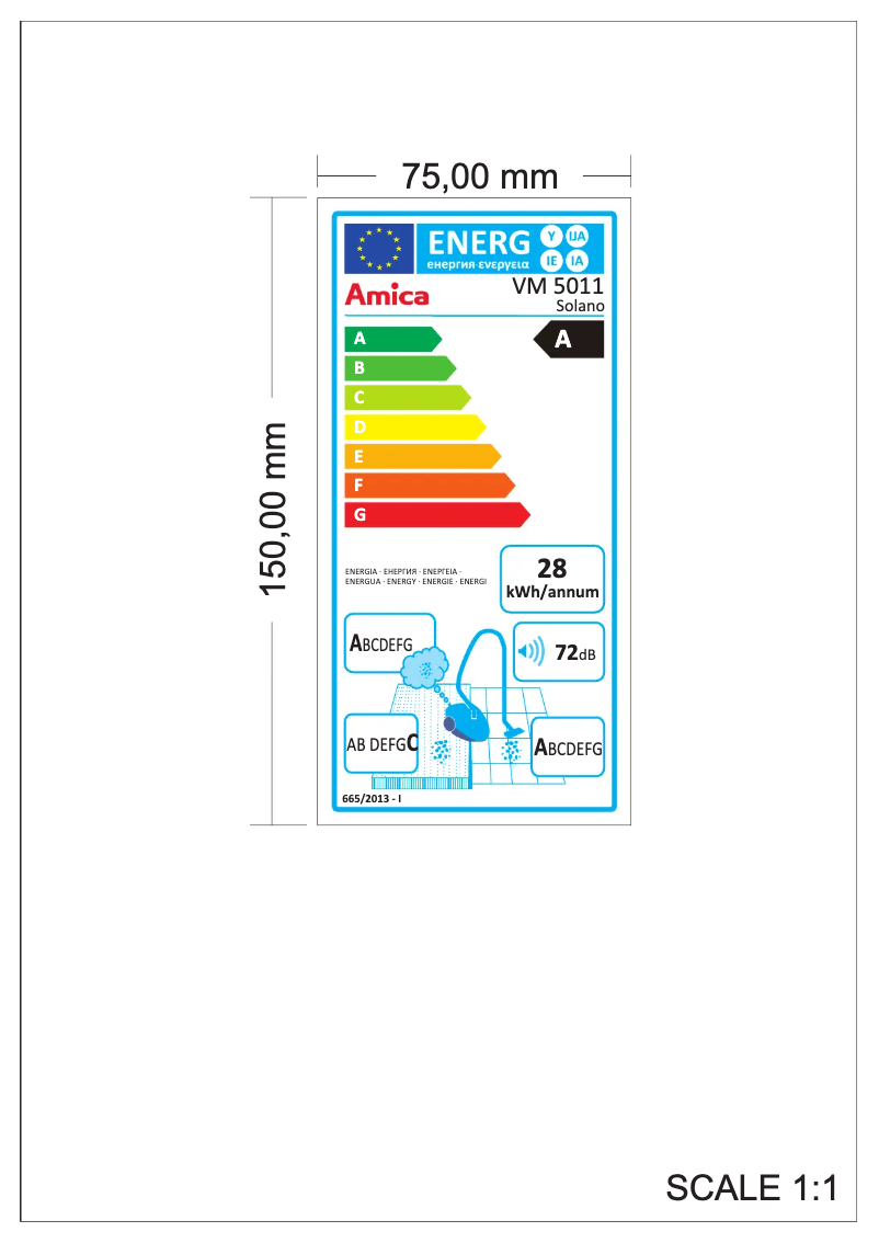 First page image of the manual for Solano VM 5011