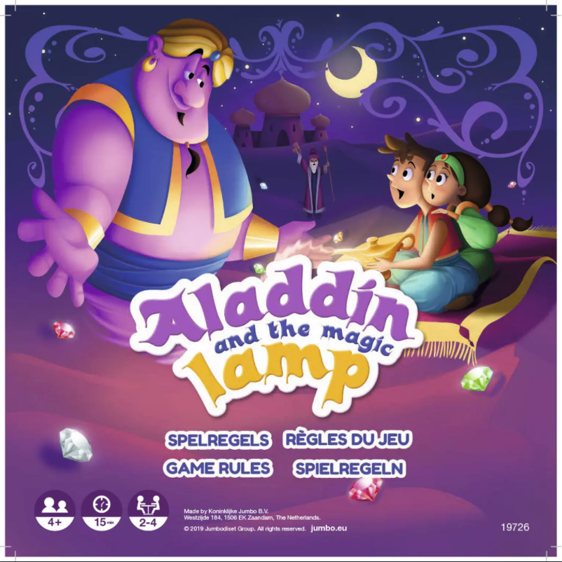First page image of the manual for Aladdin & the Magic Lamp