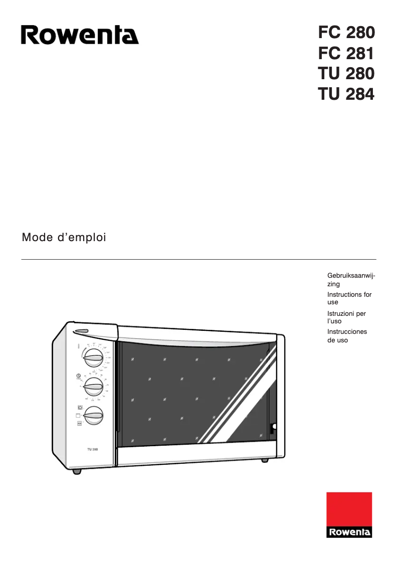 First page image of the manual for TU 284