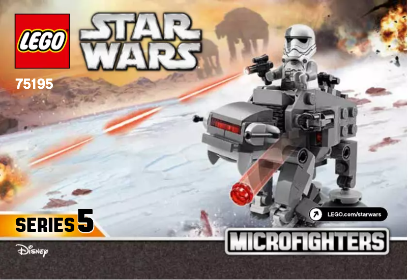Page 1 of the manual User Manual Lego Star Wars 75195