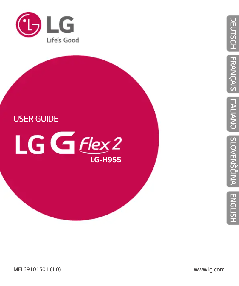 Page 1 of the manual User Manual LG LG-H955