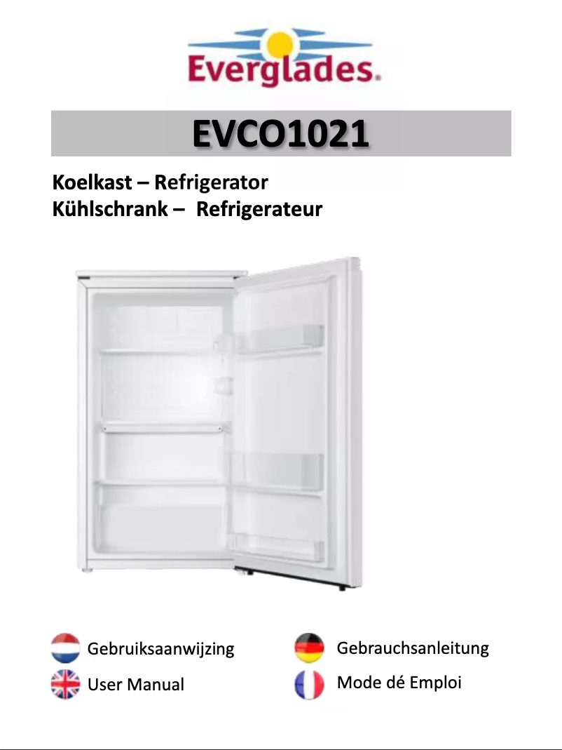 Page 1 of the manual User Manual Everglades EVCO1021