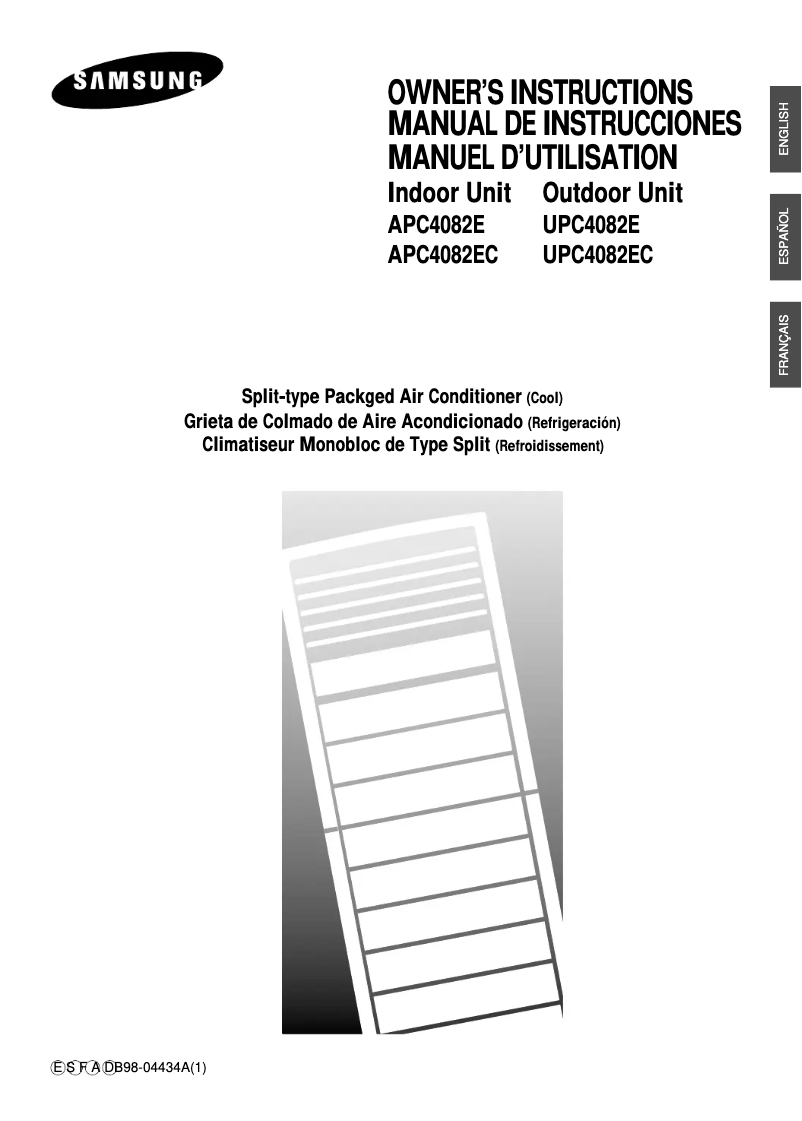 Page 1 of the manual User Manual Samsung APC4082E