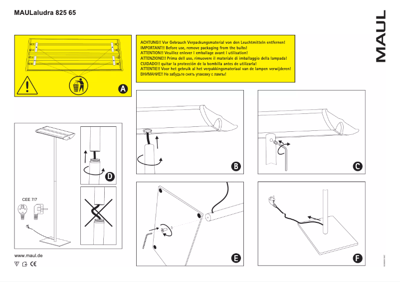 Page 1 of the manual User Manual MAUL Aludra