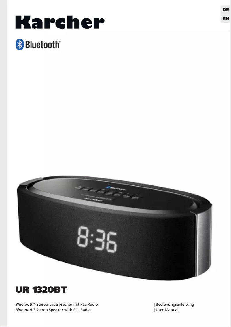 First page image of the manual for UR 1320BT