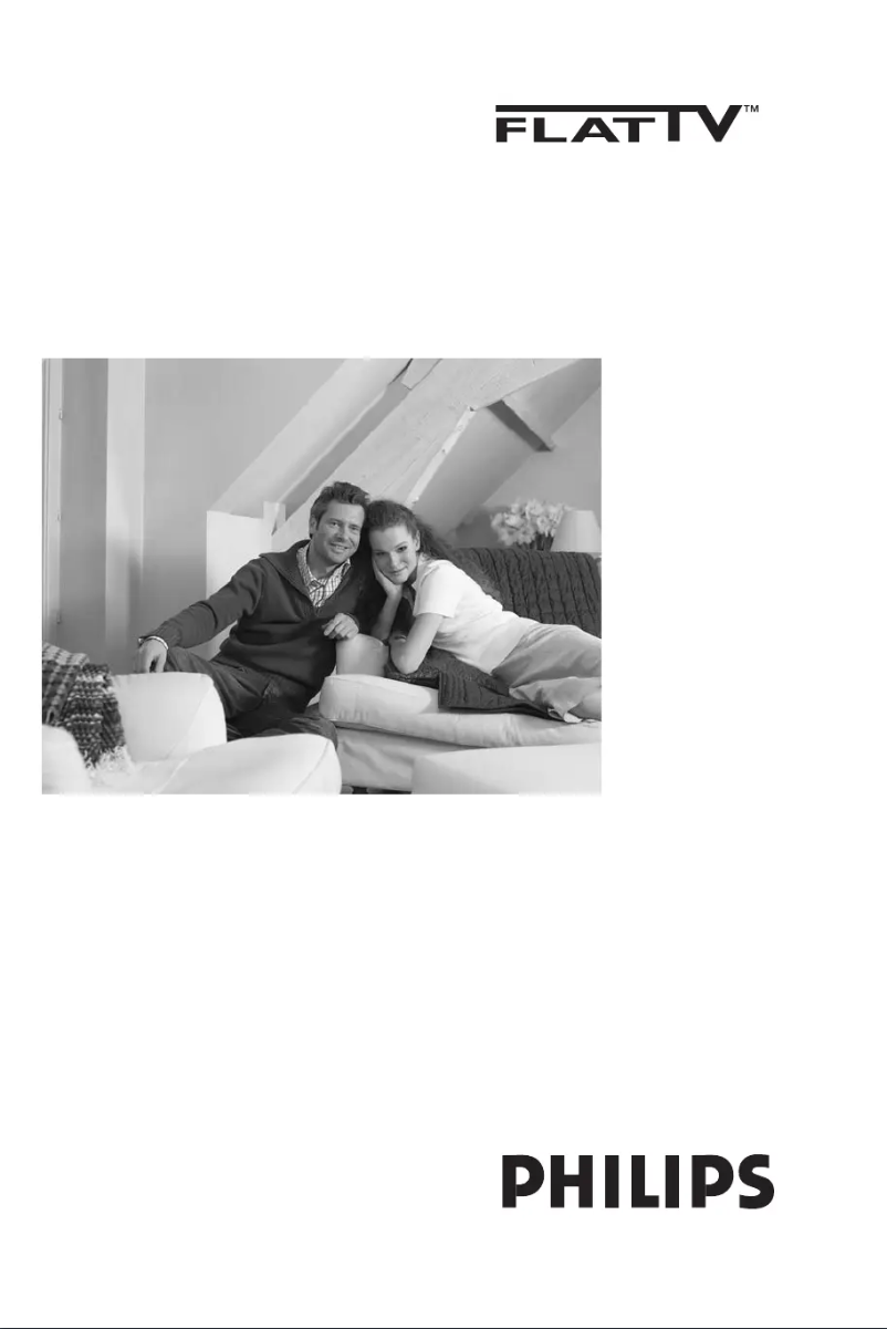 First page image of the manual for 42PF3321