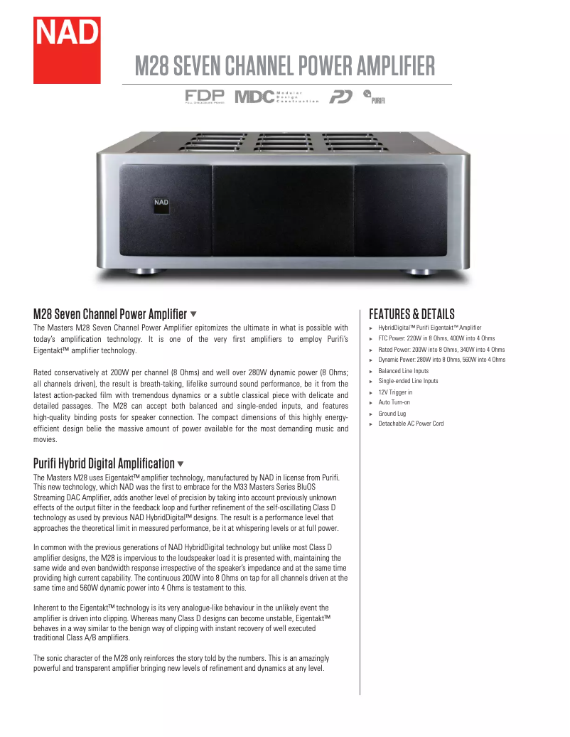 First page image of the manual for M28