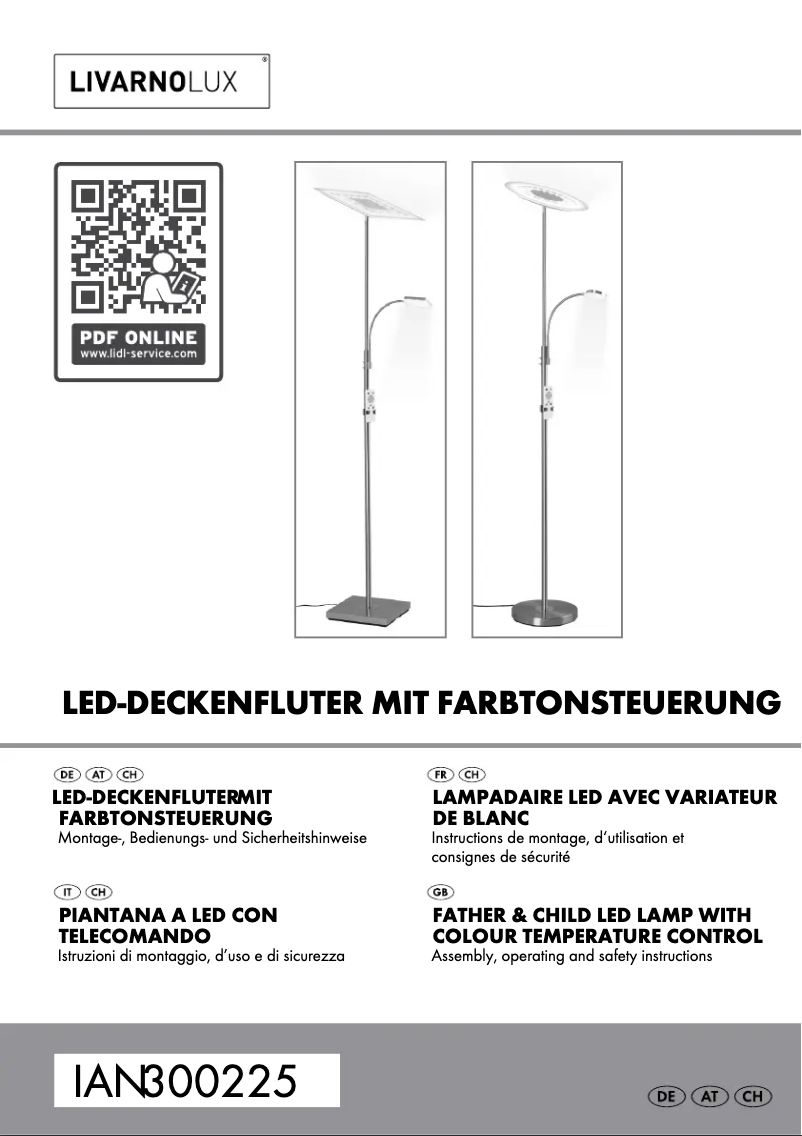 First page image of the manual for IAN 286777