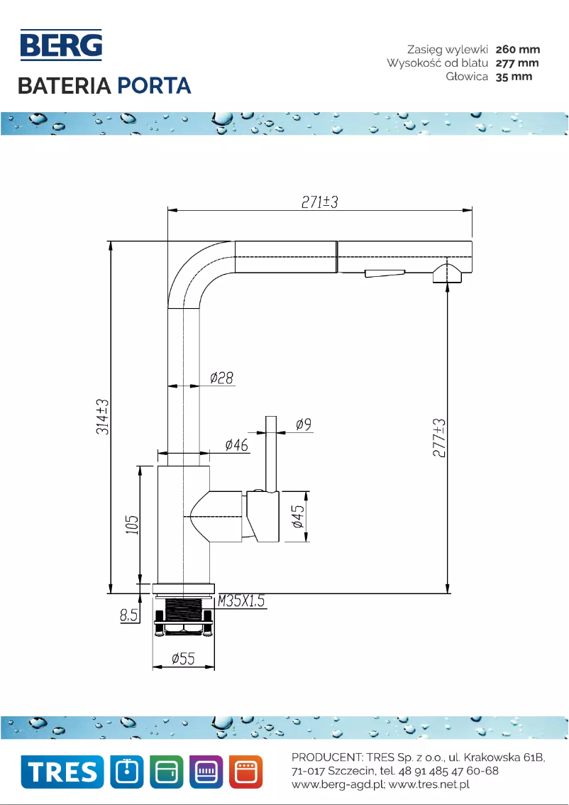 First page image of the manual for Porta