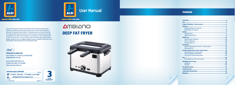 First page image of the manual for GT-DFK3-01uk