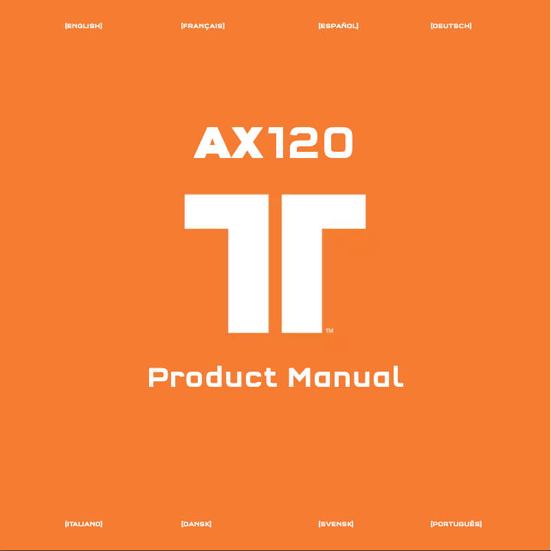 Page 1 of the manual User Manual Tritton AX120 Gaming headset