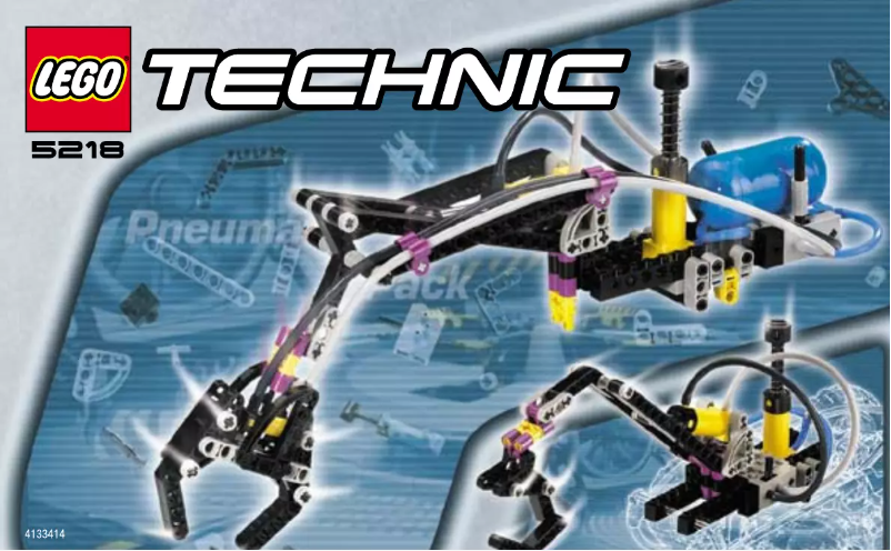 Page 1 of the manual User Manual Lego Technic 5218