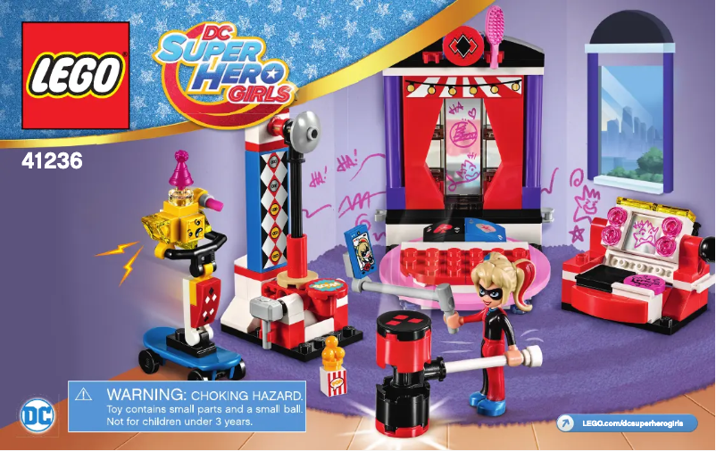 First page image of the manual for Dc Super Hero Girls 41236