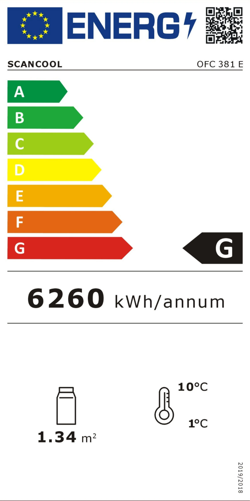 First page image of the manual for OFC 381 E