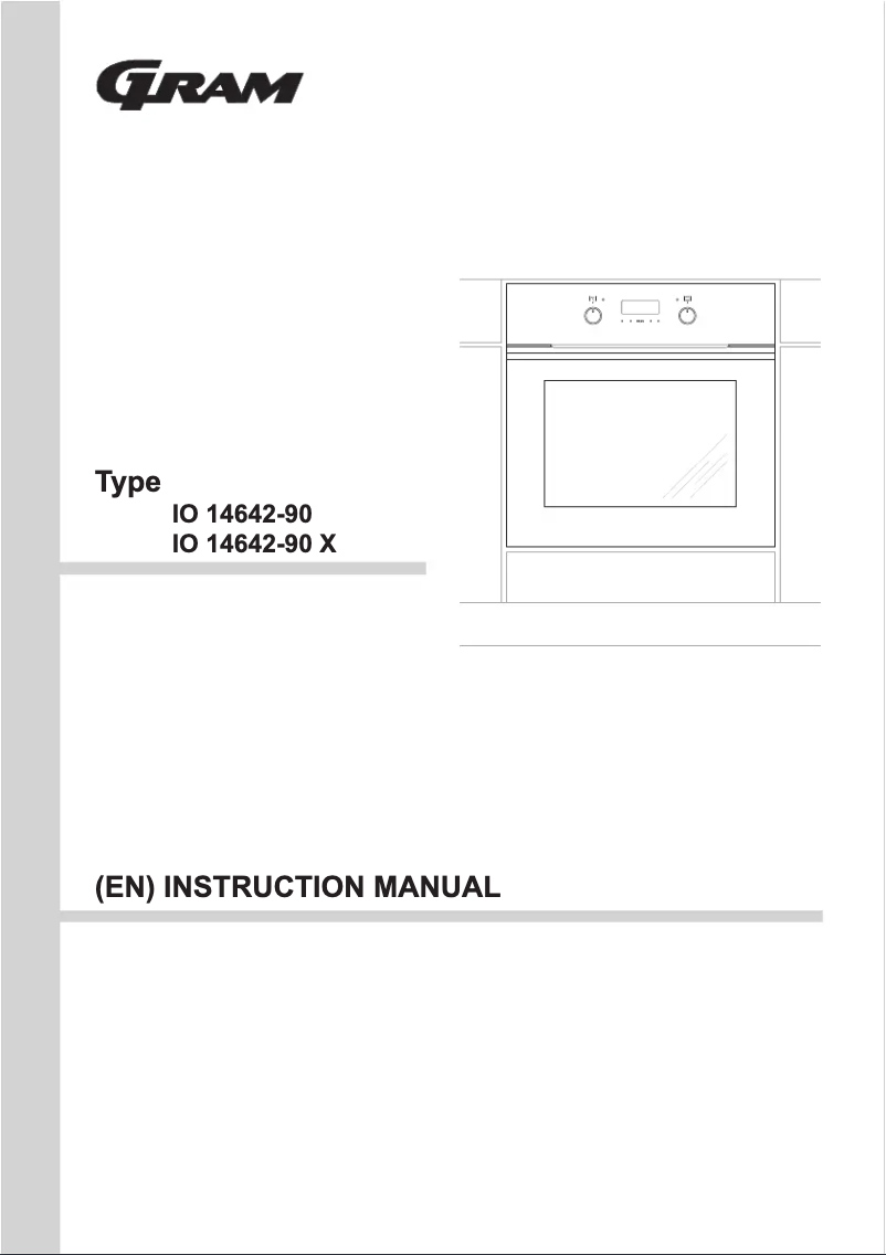 Page 1 of the manual User Manual Gram IO 14642-90