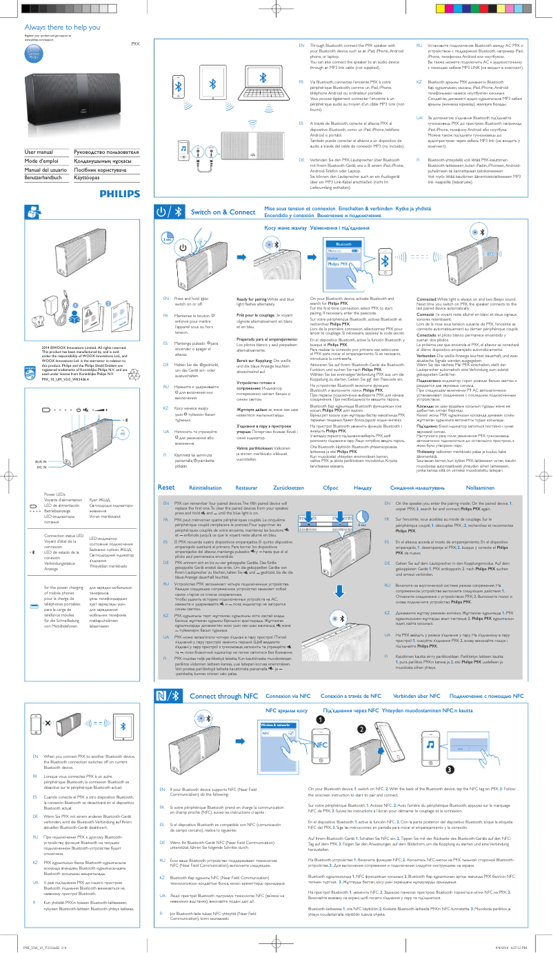 First page image of the manual for P9XBLK Fidelio