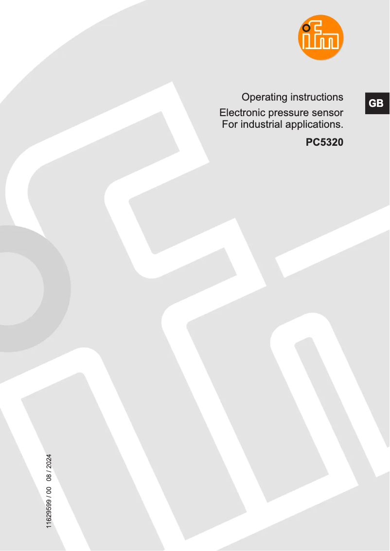 First page image of the manual for PC5320