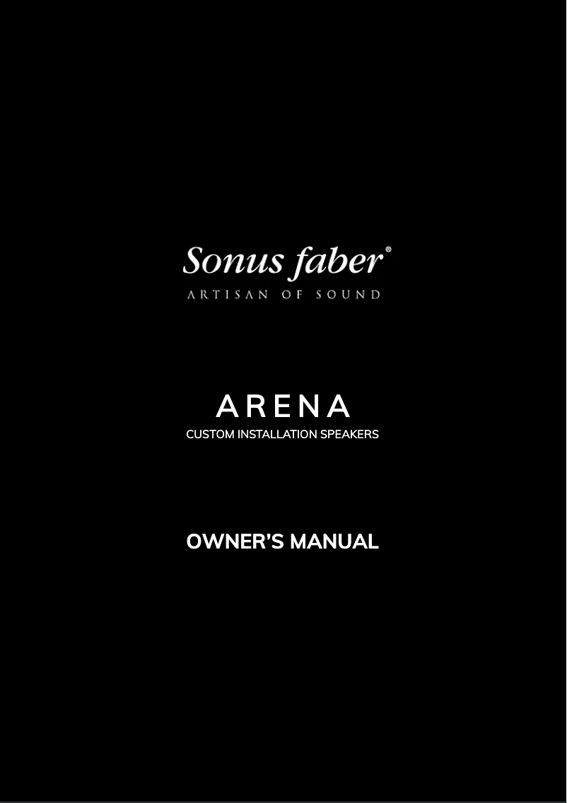 First page image of the manual for Arena 30