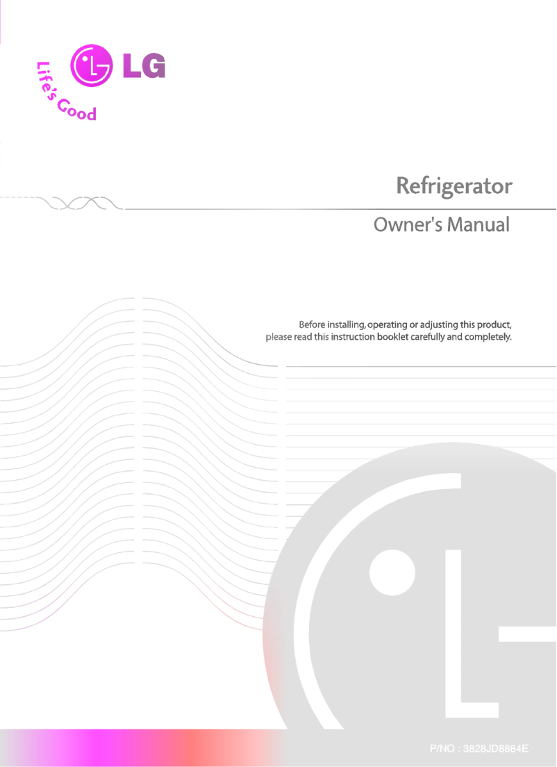 Page 1 of the manual User Manual LG GR-P197QTQ