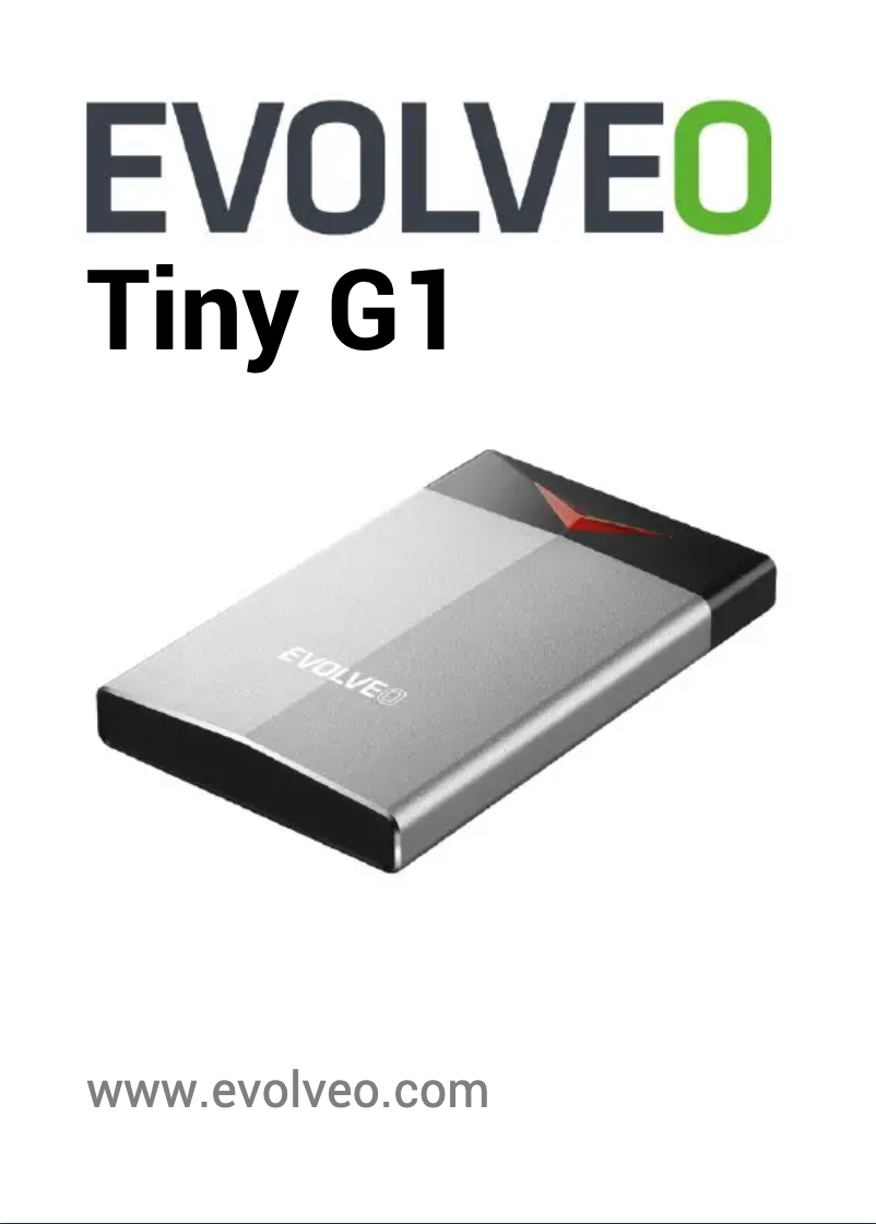 First page image of the manual for Tiny G1