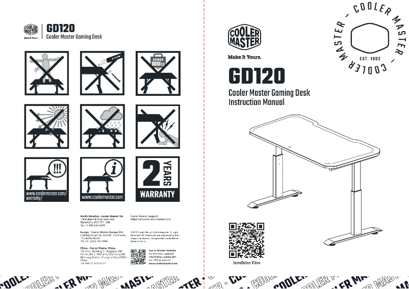 Page 1 of the manual User Manual Cooler Master GD120