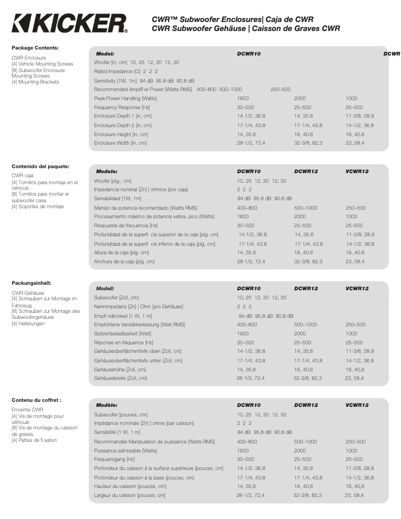 Image de la première page du manuel de l'appareil 48VCWR122