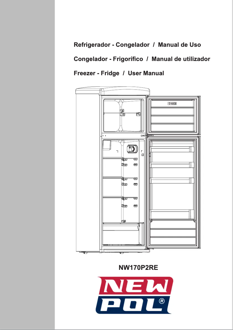 Page 1 of the manual User Manual New Pol NW170P2RE
