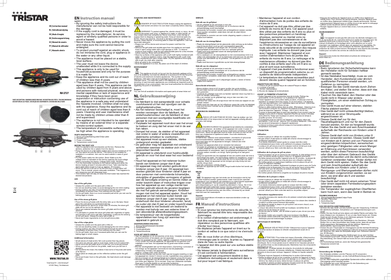 First page image of the manual for RA-2727