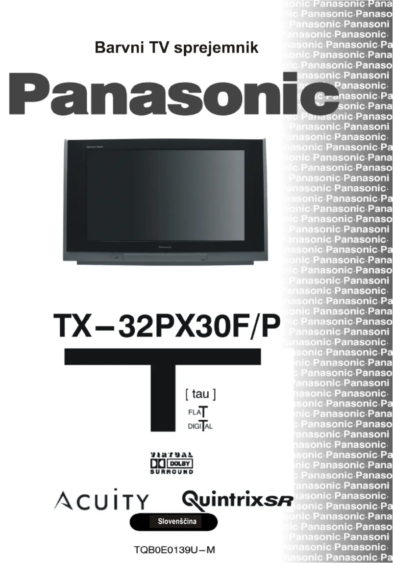 First page image of the manual for TX-32PX30P