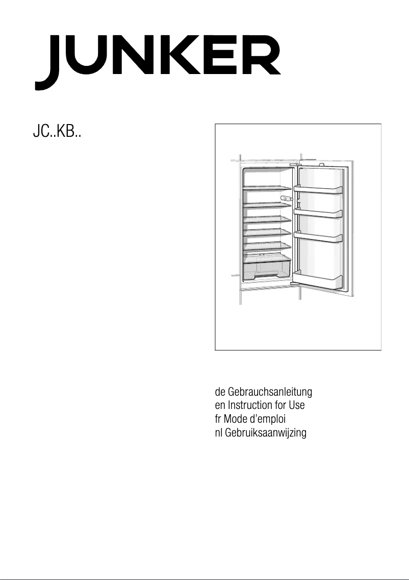 First page image of the manual for JC30KB30