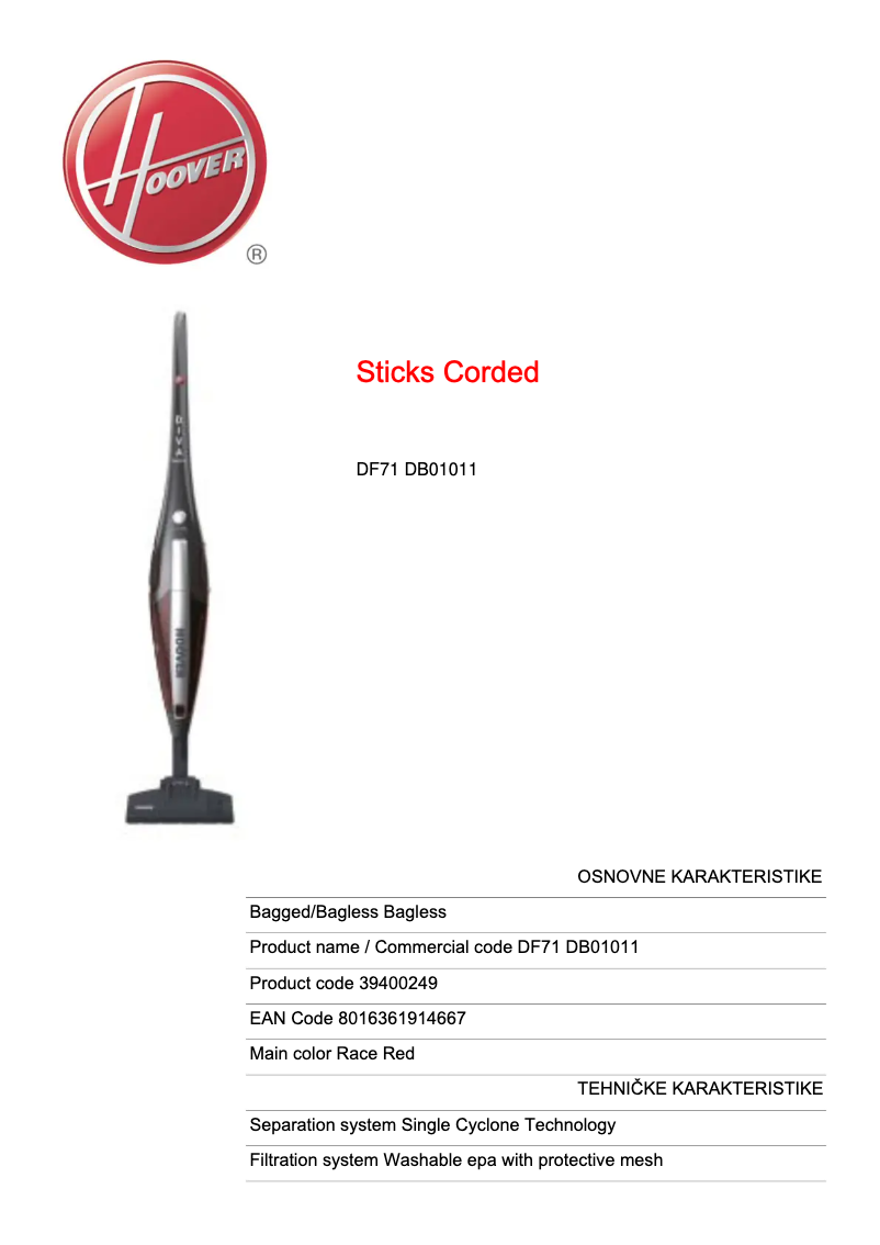 First page image of the manual for Diva DF71 DB01011