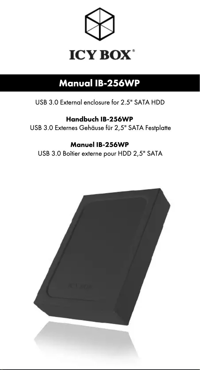 First page image of the manual for IB-256WP