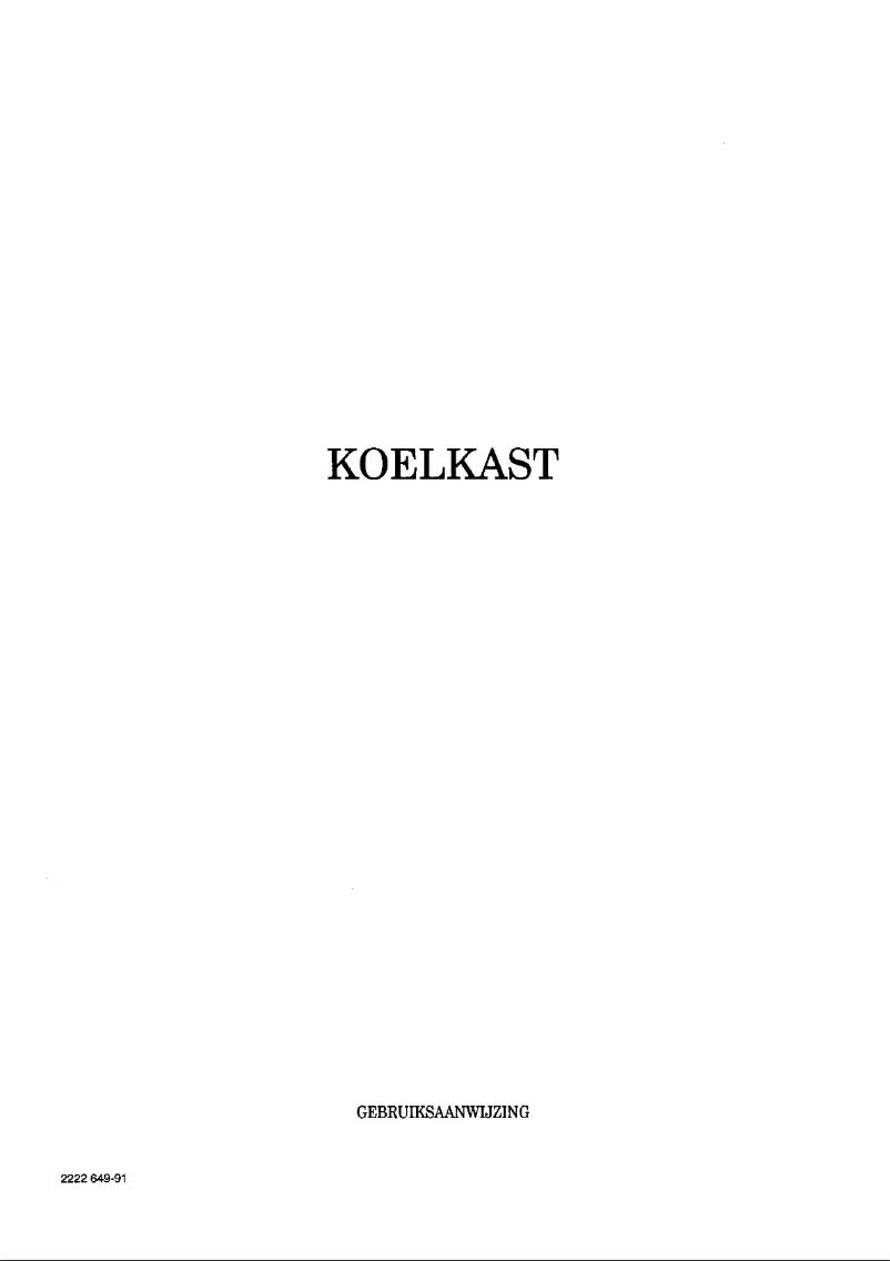 Page 1 of the manual User Manual Frigidaire R 1464 T