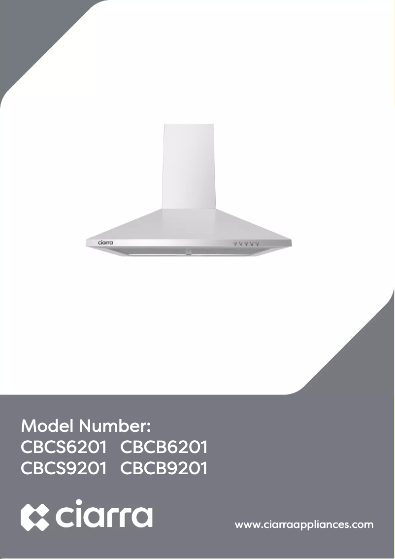 First page image of the manual for CBCB6201