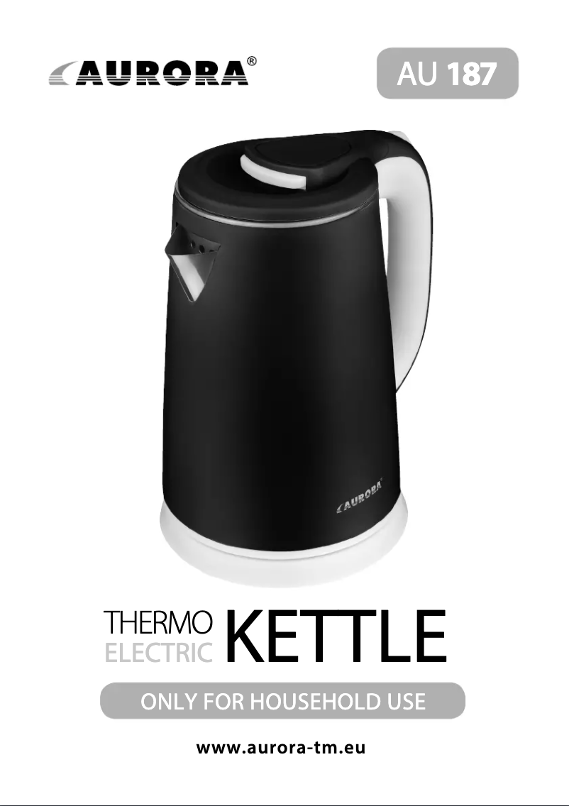 First page image of the manual for AU187