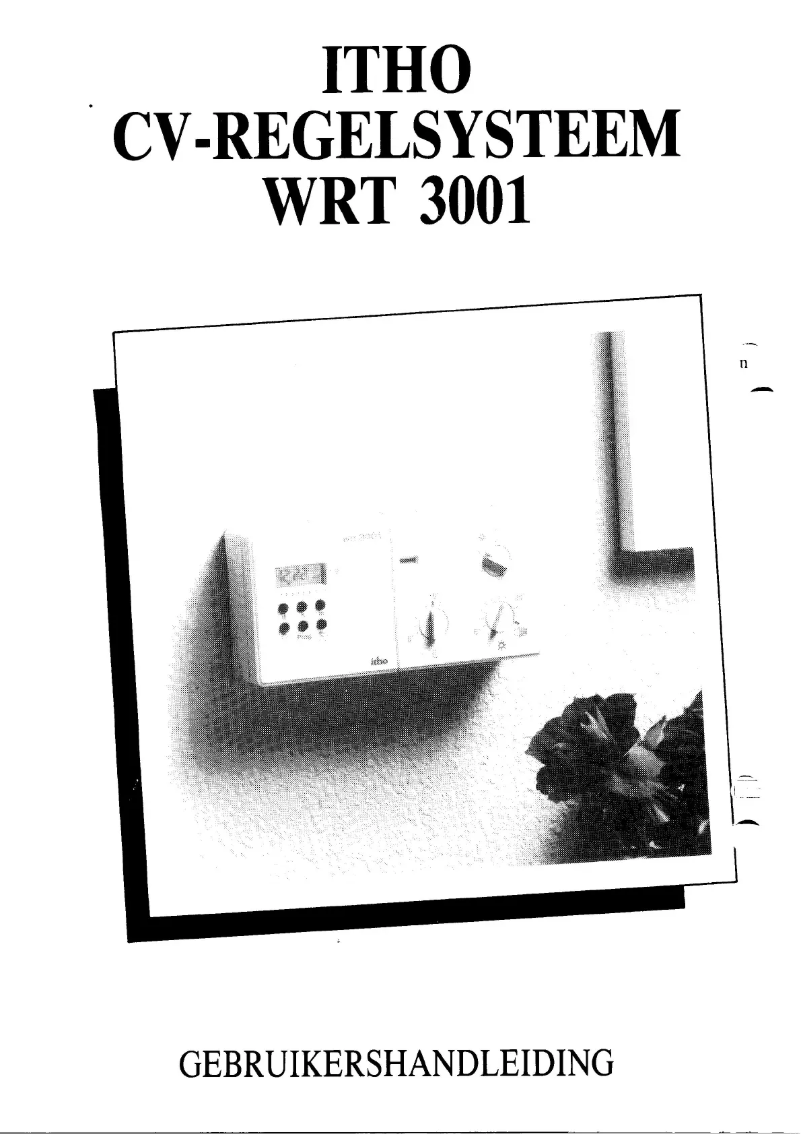 Page 1 of the manual User Manual Itho WRT 3001