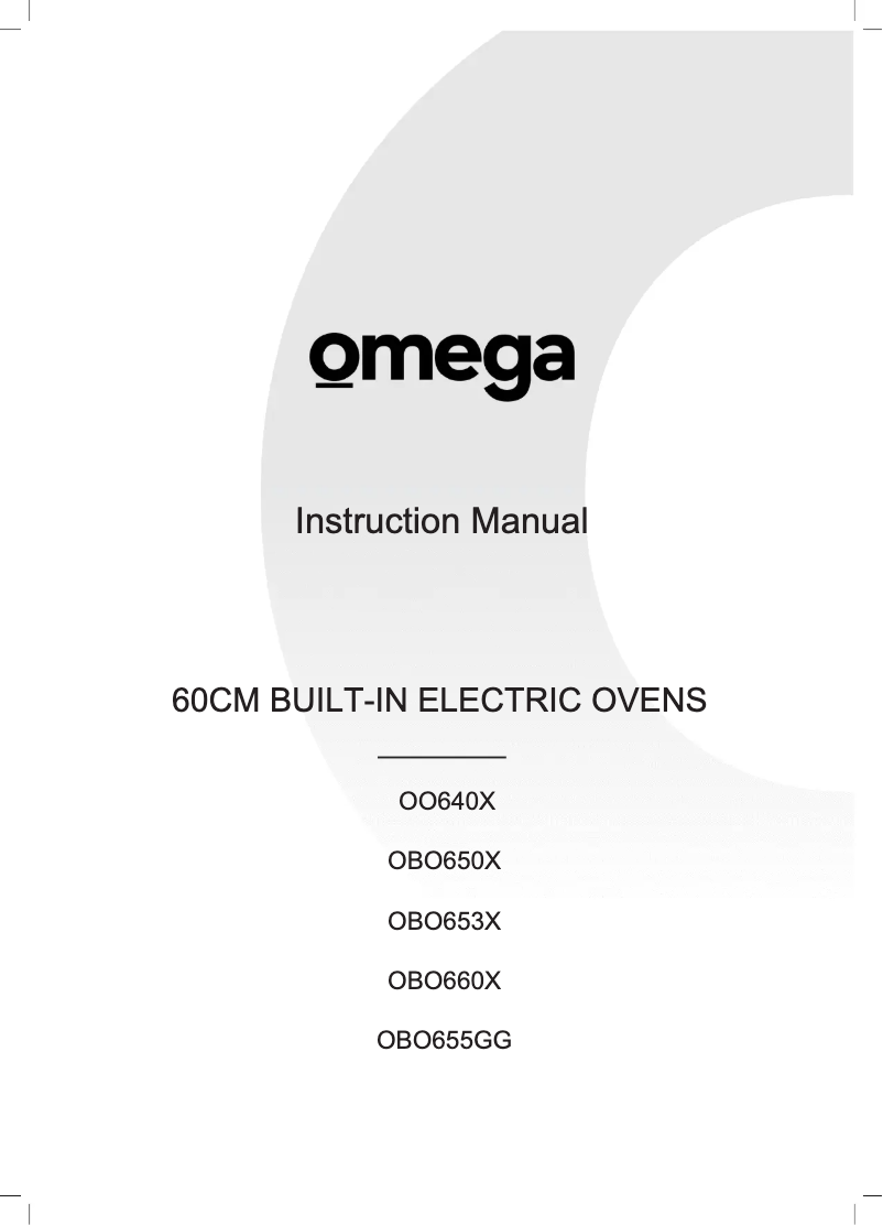 First page image of the manual for OBO660X