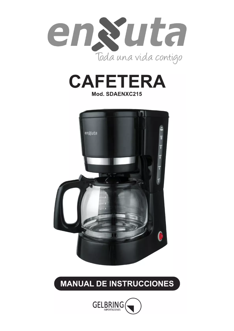 Page 1 of the manual User Manual Enxuta SDAENXC215