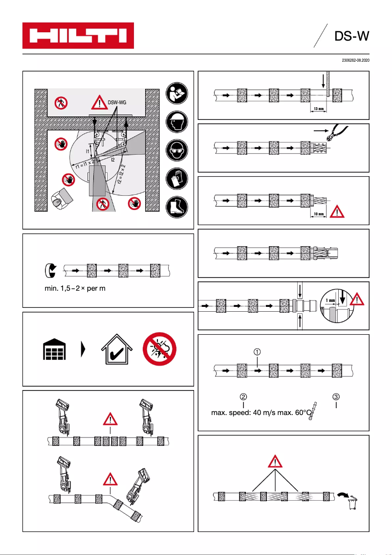 Page 1 of the manual User Manual Hilti SPX-M/H